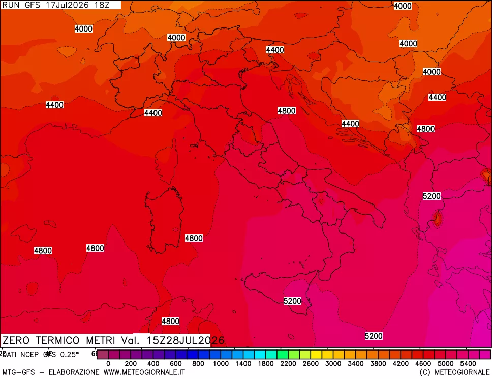 mappa Quota Zero Termico