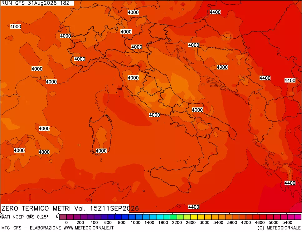 mappa Quota Zero Termico
