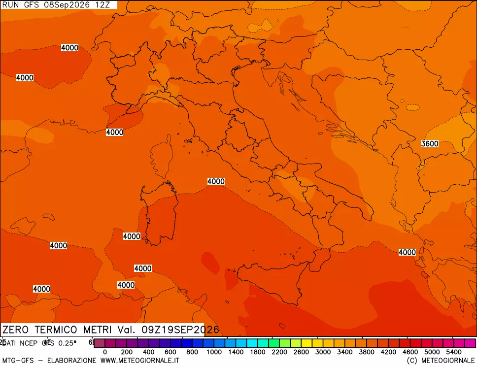 mappa Quota Zero Termico