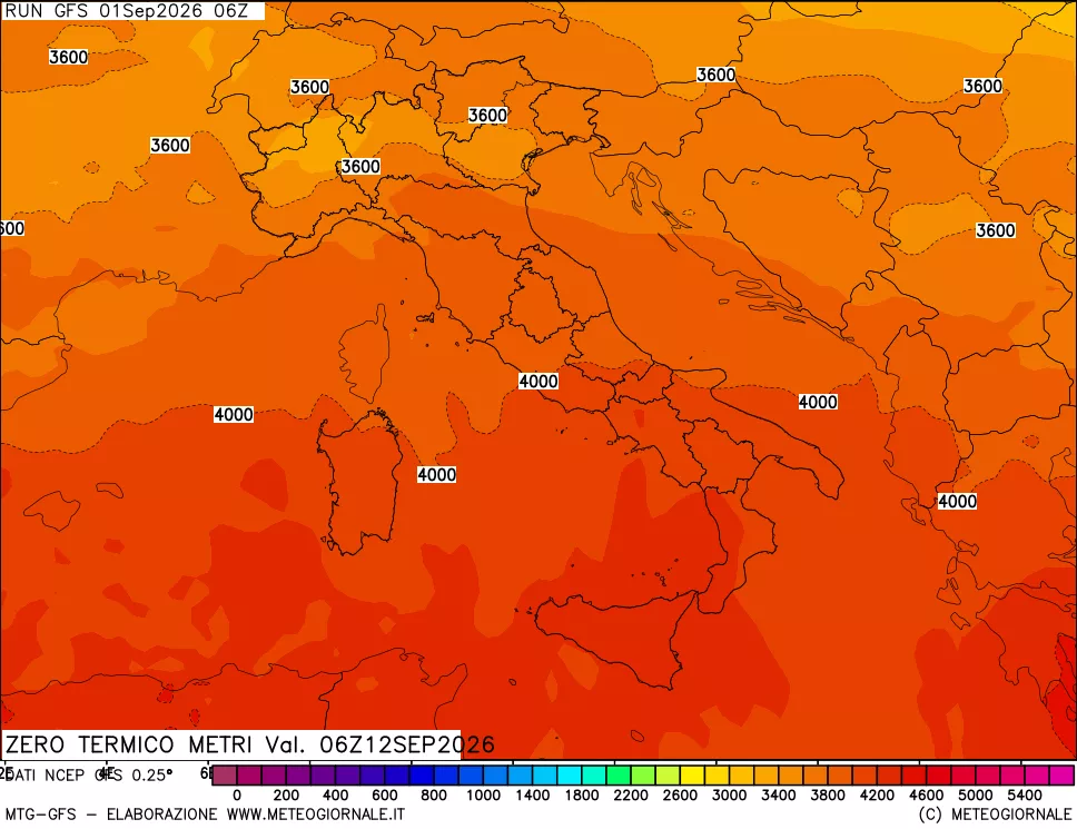 mappa Quota Zero Termico