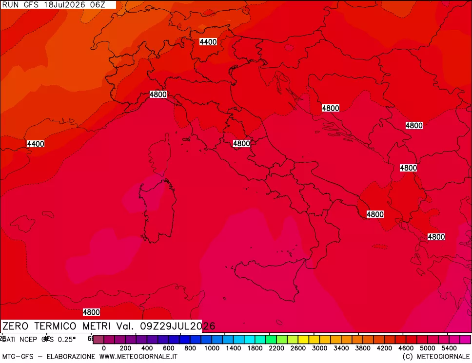 mappa Quota Zero Termico