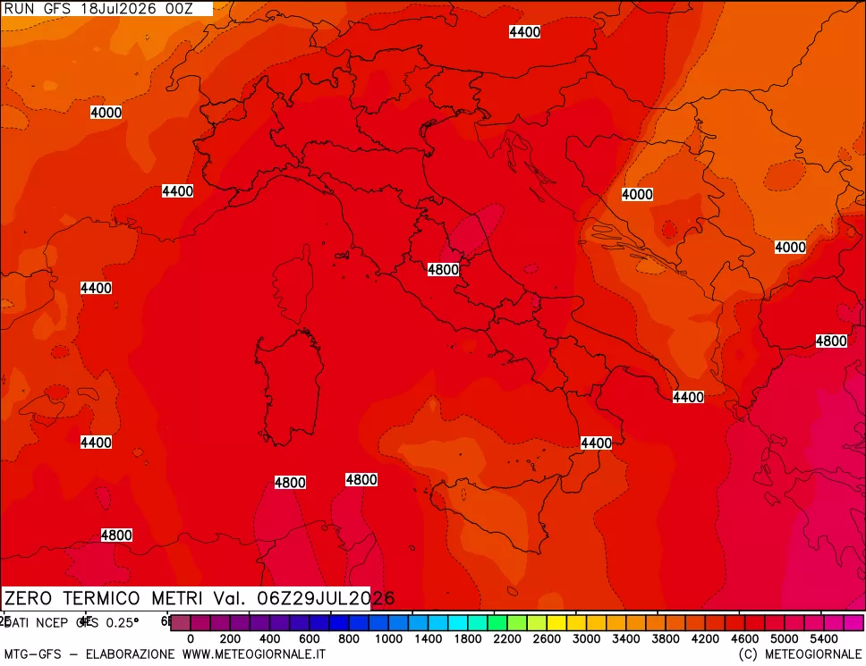 mappa Quota Zero Termico