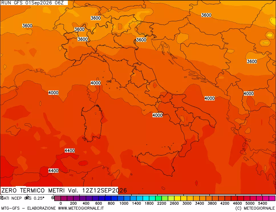 mappa Quota Zero Termico
