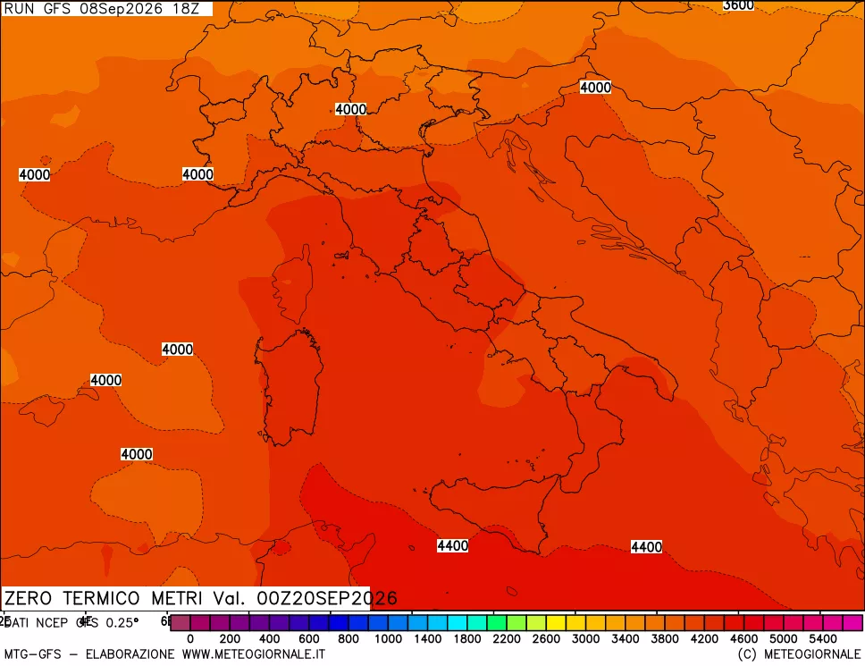 mappa Quota Zero Termico