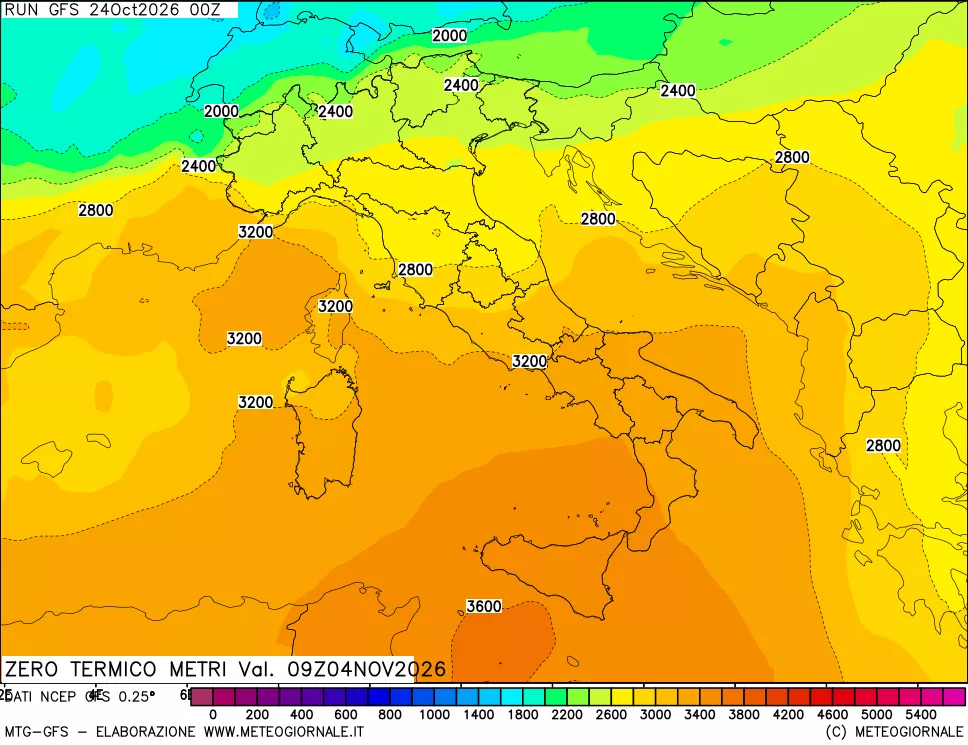 mappa Quota Zero Termico