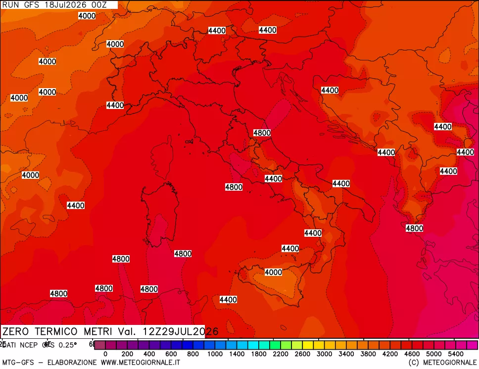 mappa Quota Zero Termico