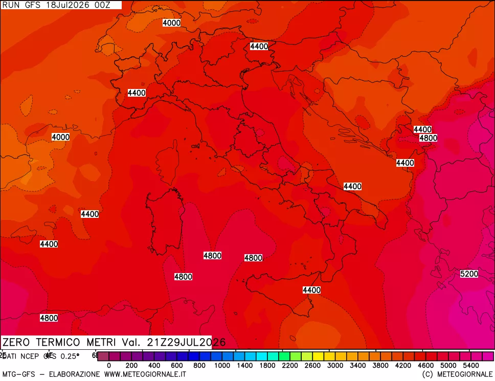 mappa Quota Zero Termico