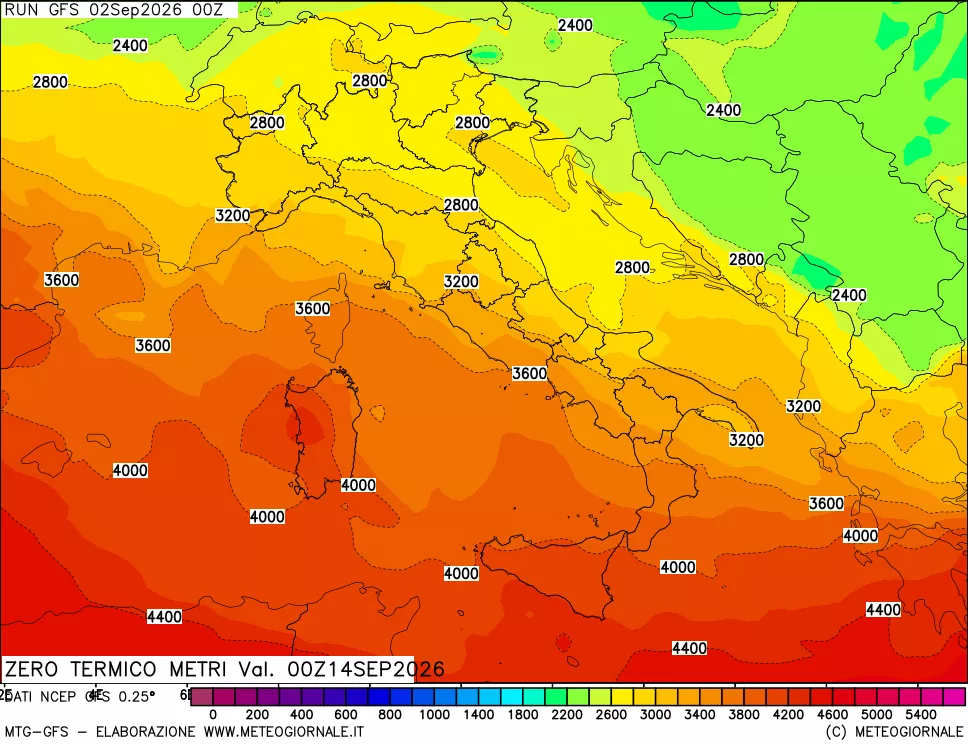 mappa Quota Zero Termico