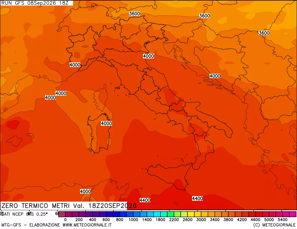 mappa Quota Zero Termico