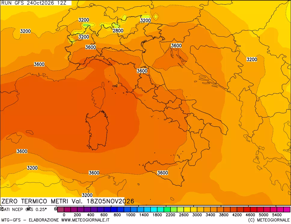 mappa Quota Zero Termico