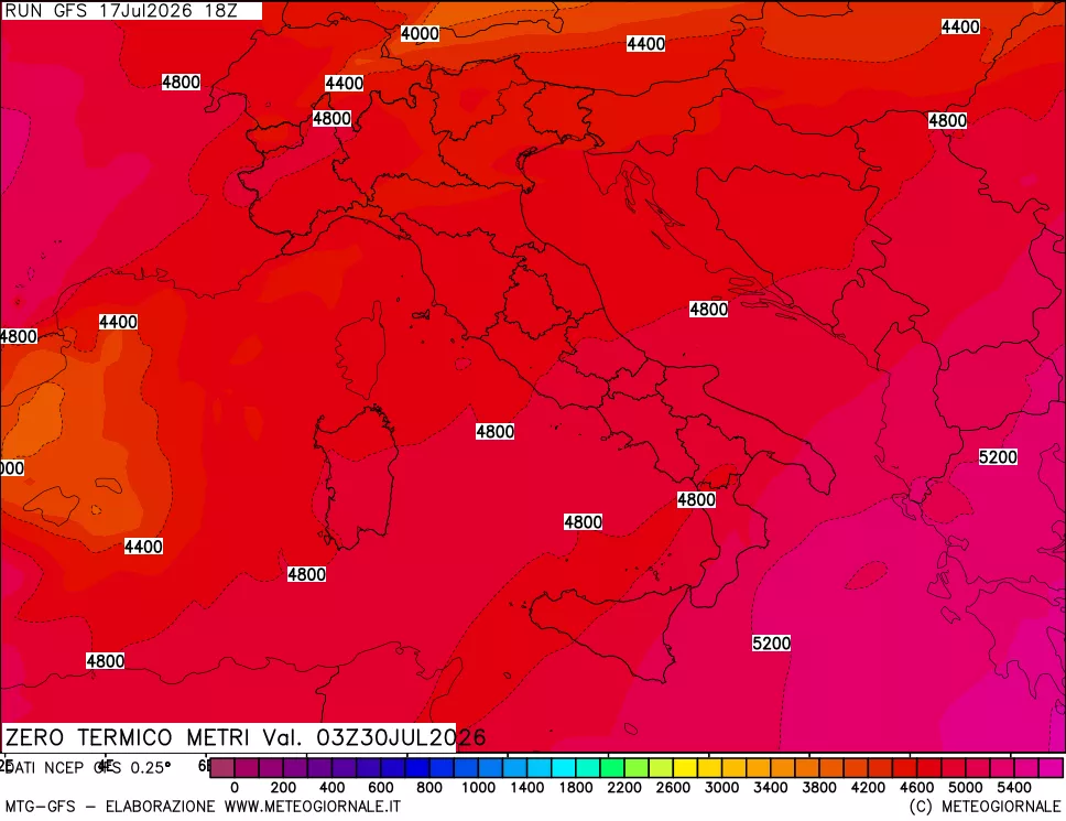 mappa Quota Zero Termico