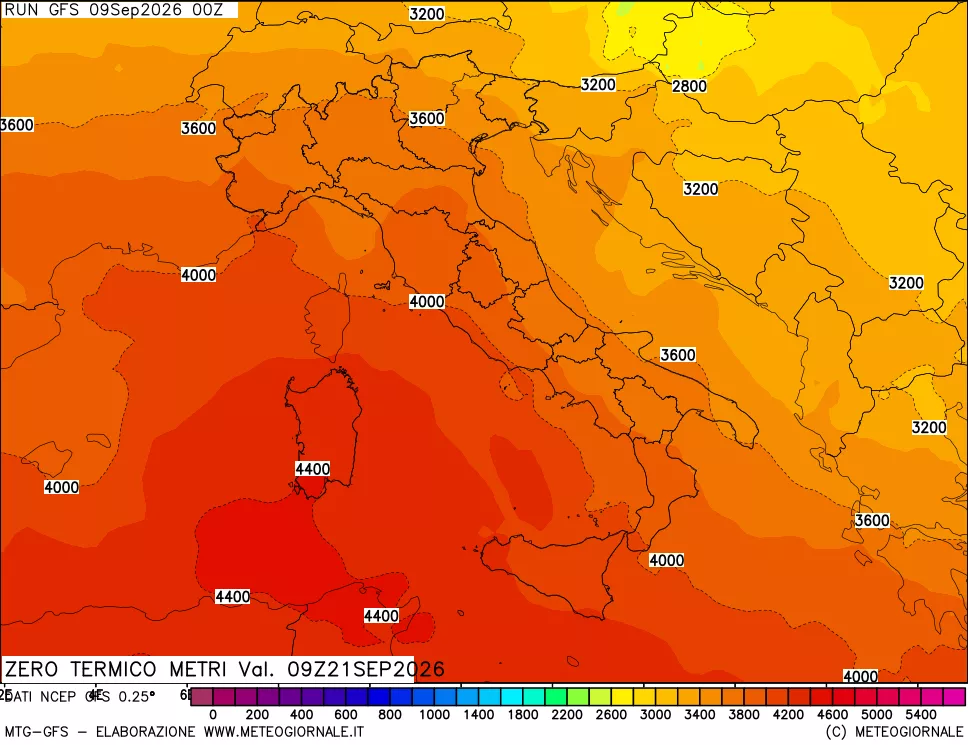 mappa Quota Zero Termico