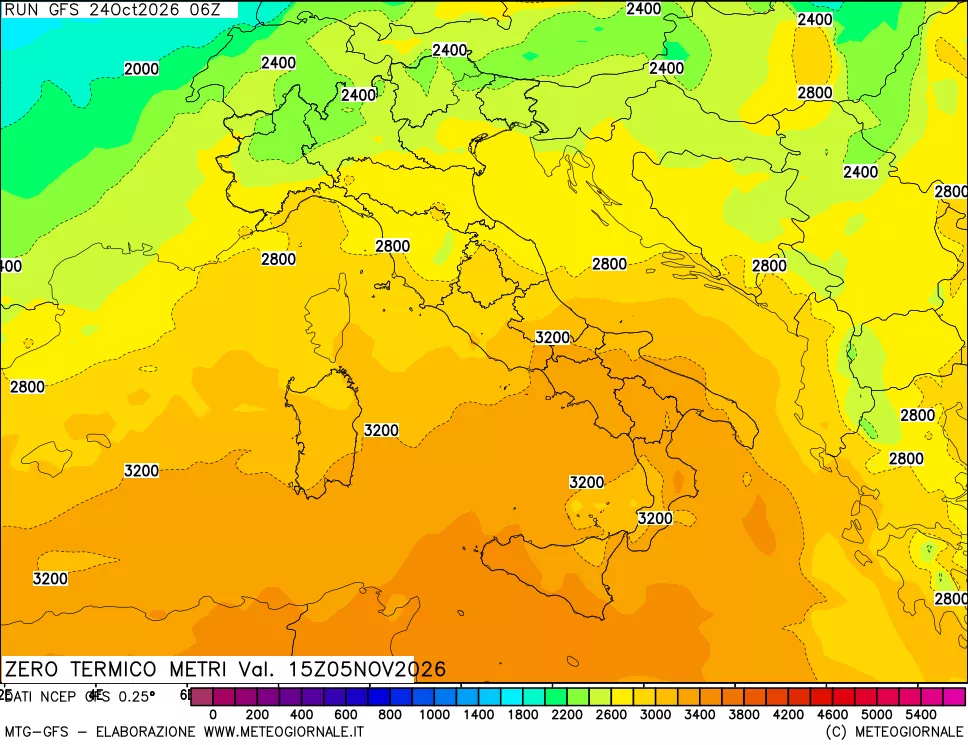 mappa Quota Zero Termico