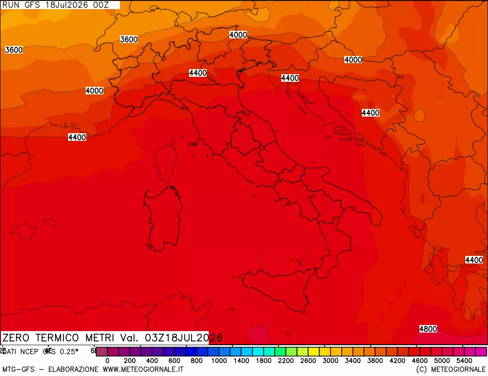 mappa Quota Zero Termico