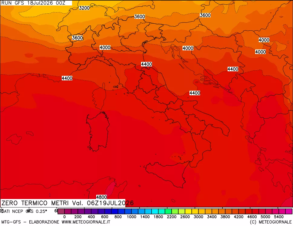 mappa Quota Zero Termico