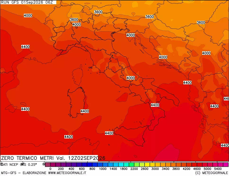 mappa Quota Zero Termico