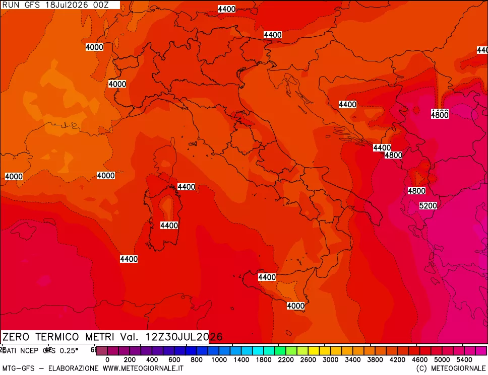 mappa Quota Zero Termico