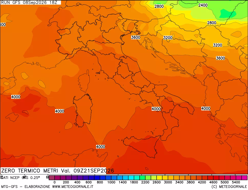 mappa Quota Zero Termico