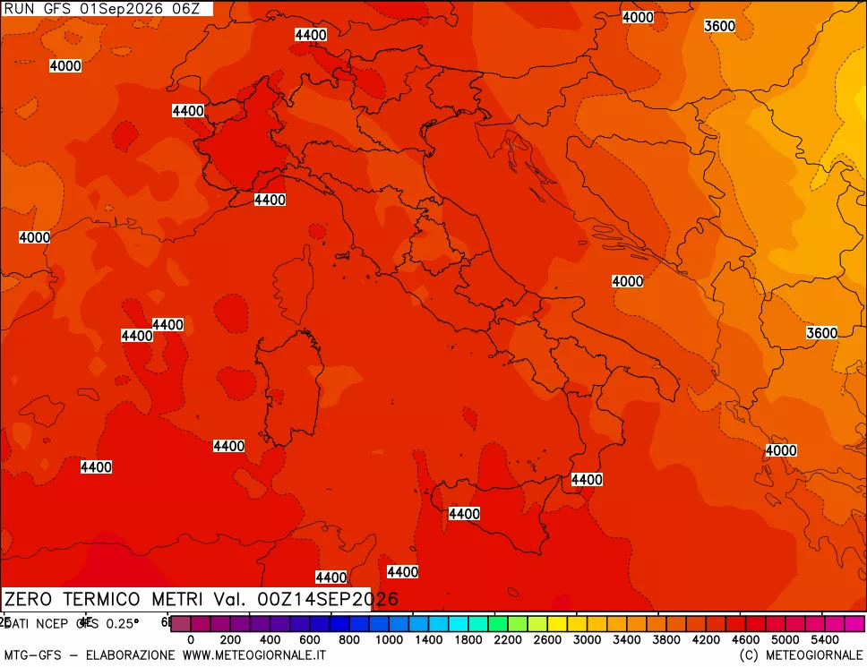 mappa Quota Zero Termico