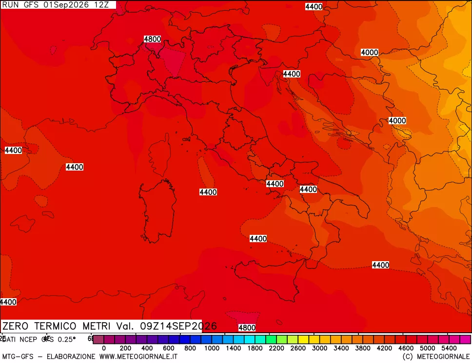 mappa Quota Zero Termico