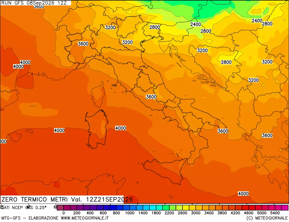 mappa Quota Zero Termico