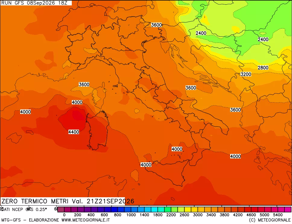 mappa Quota Zero Termico