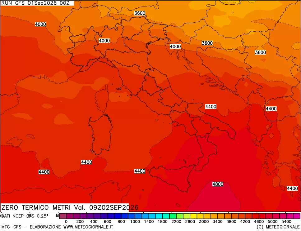 mappa Quota Zero Termico