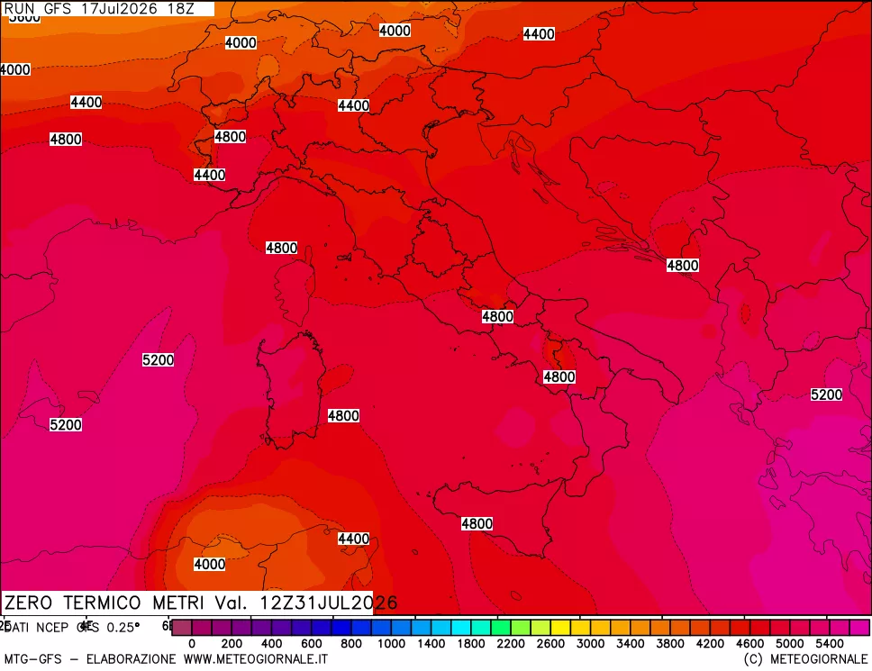 mappa Quota Zero Termico