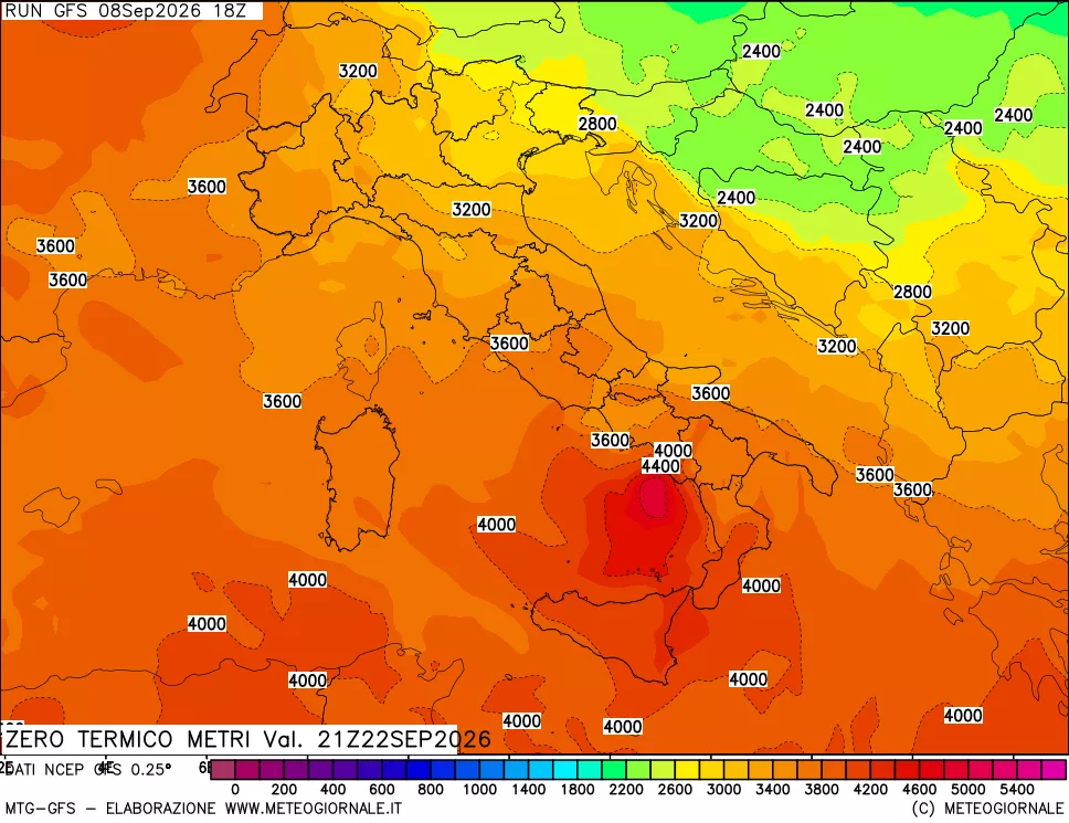 mappa Quota Zero Termico