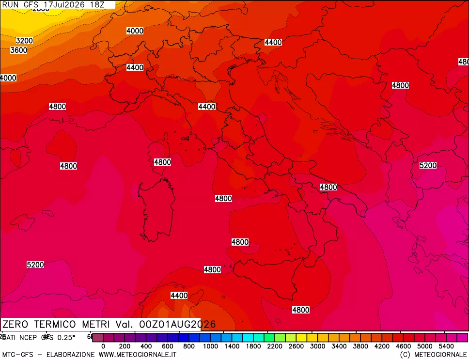 mappa Quota Zero Termico