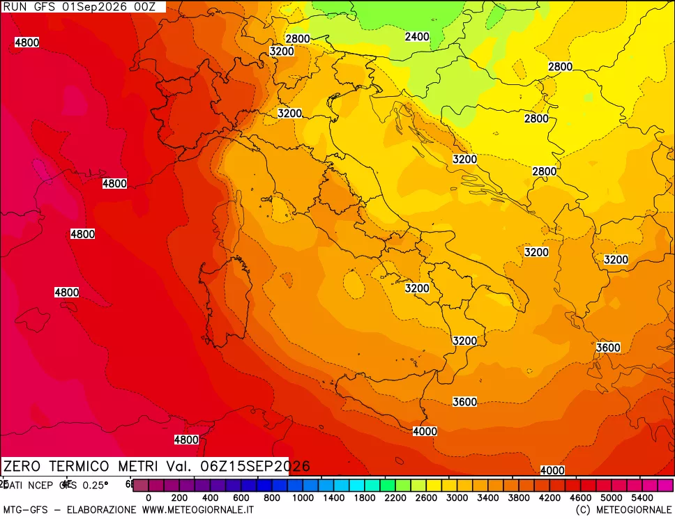 mappa Quota Zero Termico