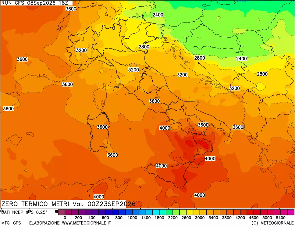 mappa Quota Zero Termico
