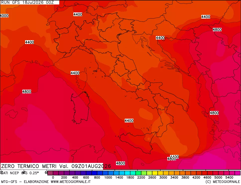 mappa Quota Zero Termico