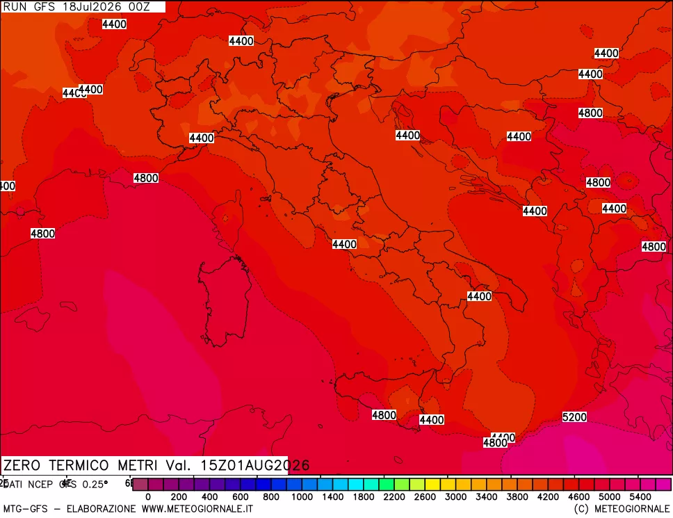mappa Quota Zero Termico