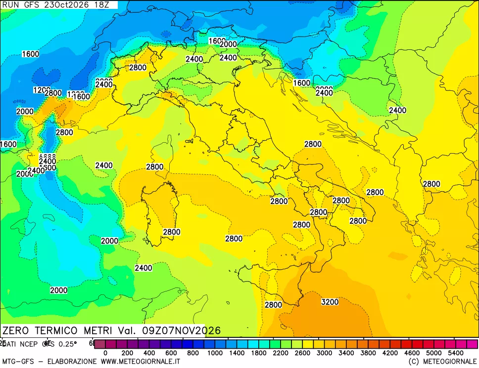 mappa Quota Zero Termico