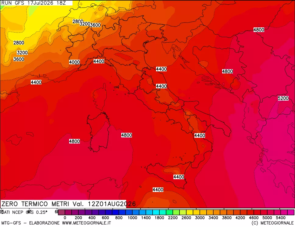 mappa Quota Zero Termico