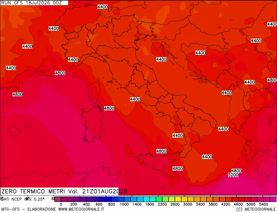 mappa Quota Zero Termico