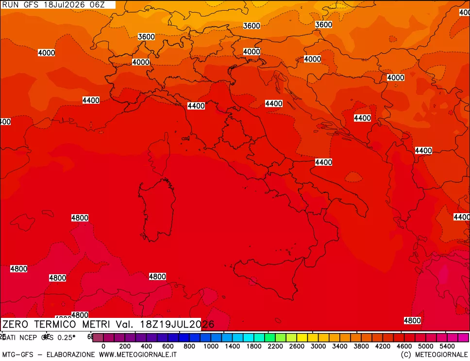 mappa Quota Zero Termico
