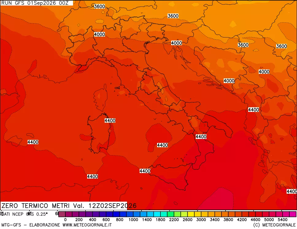 mappa Quota Zero Termico