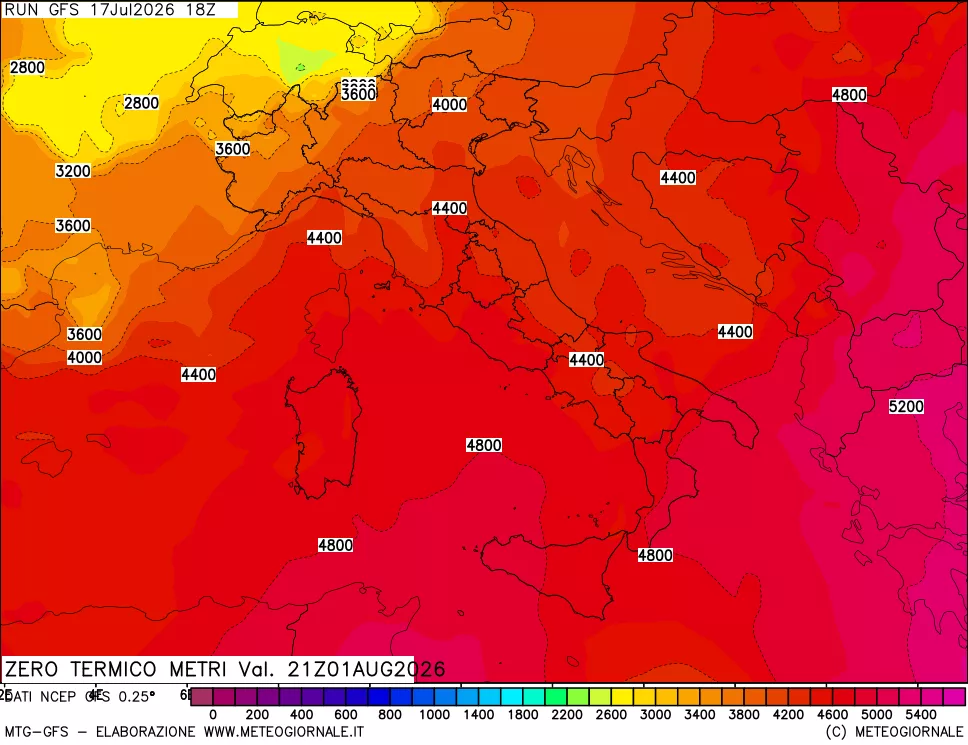 mappa Quota Zero Termico