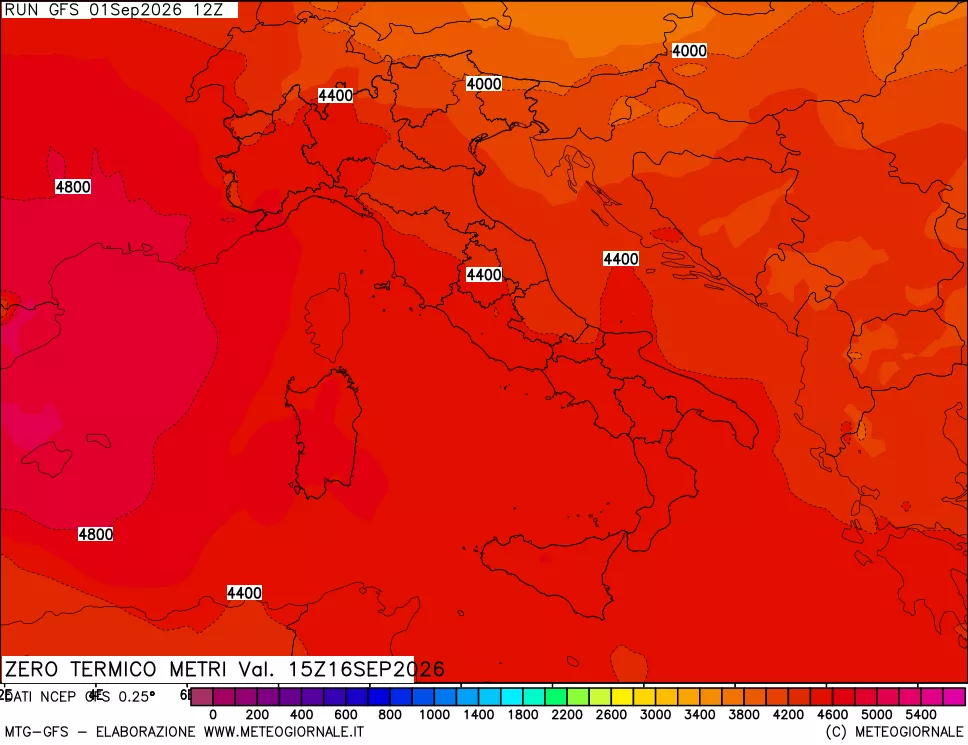 mappa Quota Zero Termico