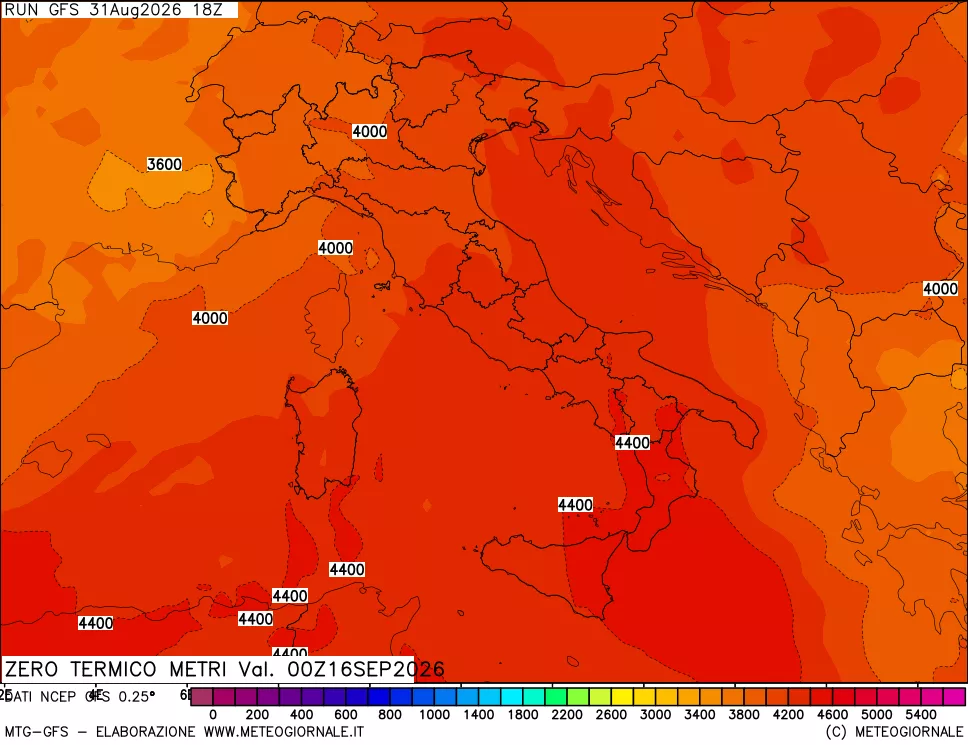 mappa Quota Zero Termico