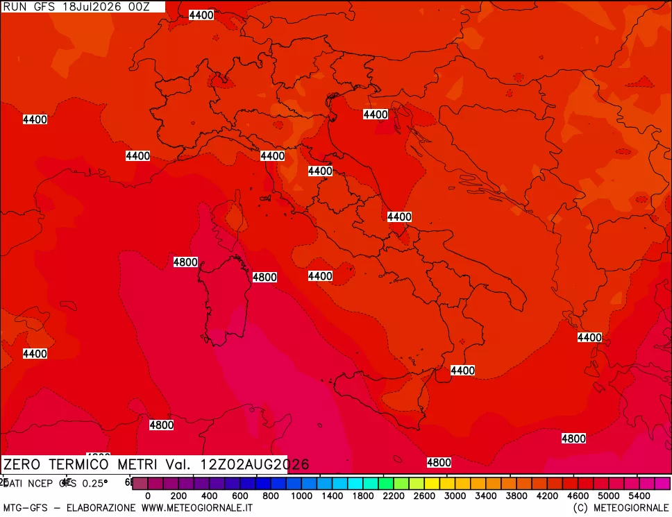 mappa Quota Zero Termico