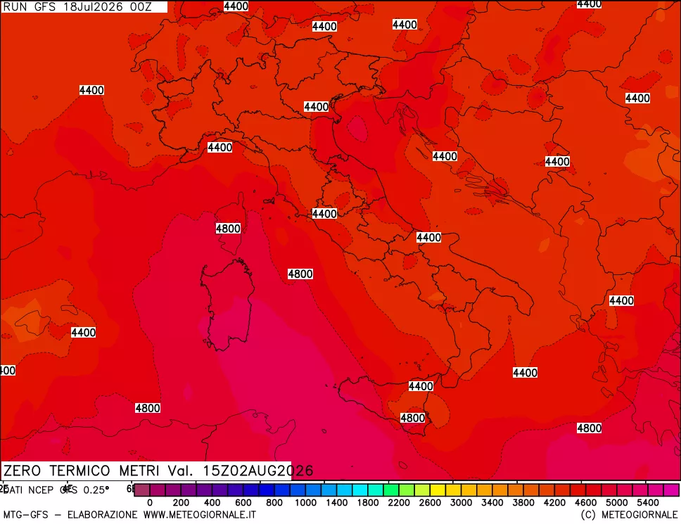 mappa Quota Zero Termico