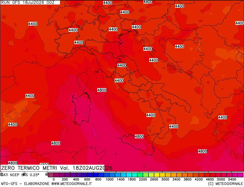 mappa Quota Zero Termico