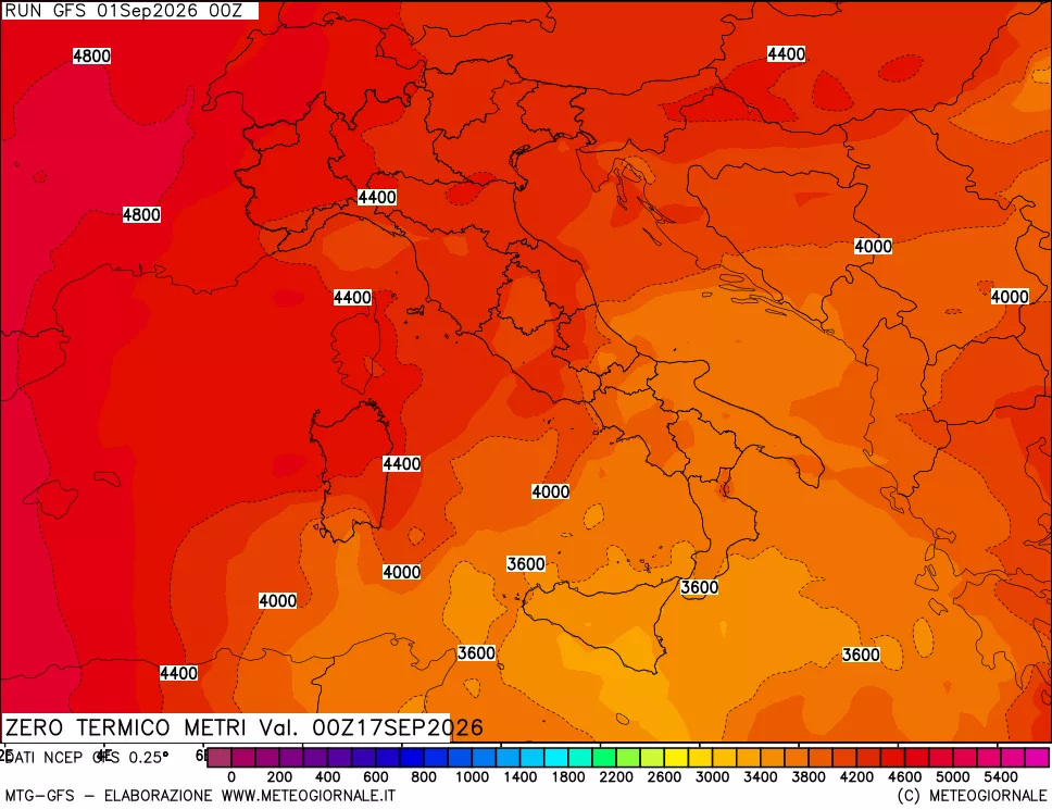mappa Quota Zero Termico