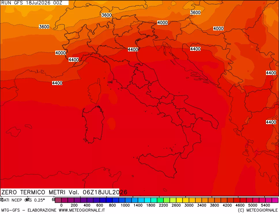 mappa Quota Zero Termico
