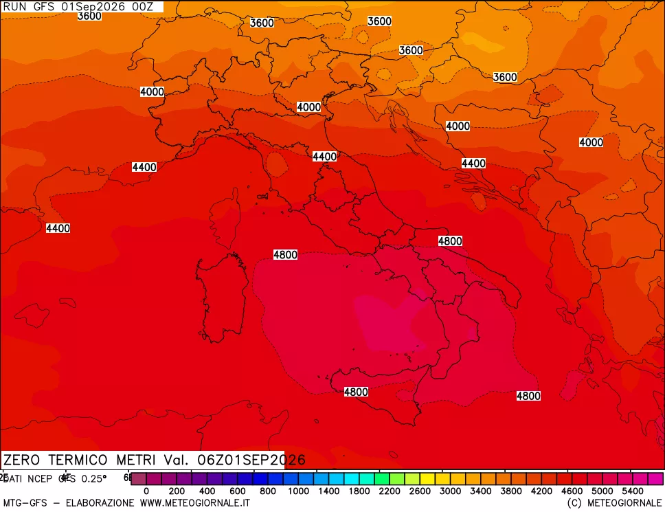 mappa Quota Zero Termico