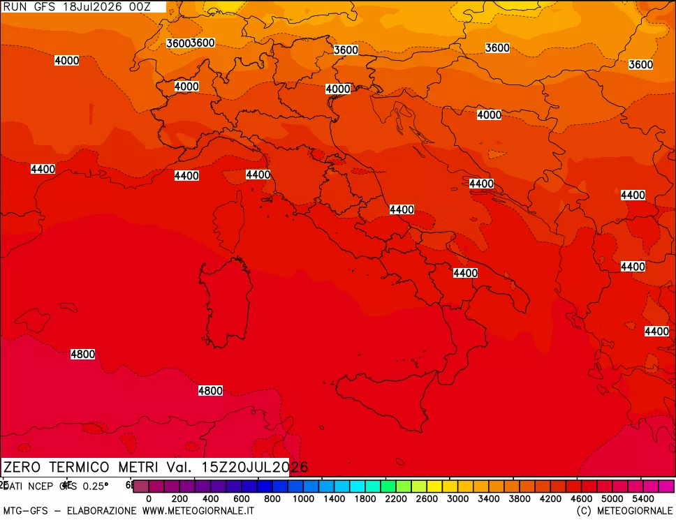 mappa Quota Zero Termico