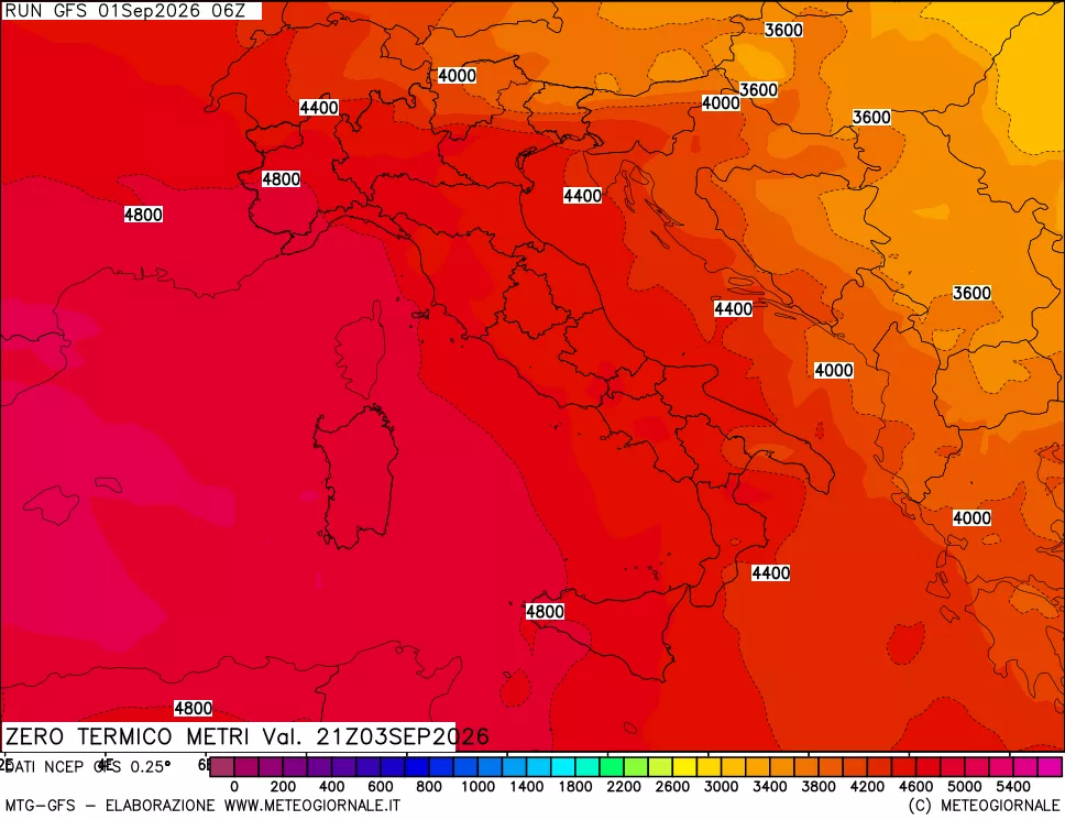 mappa Quota Zero Termico
